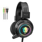 Gaming Headset Super Bass Gaming Headset Rainbow Tiger Glow Light Heaphones