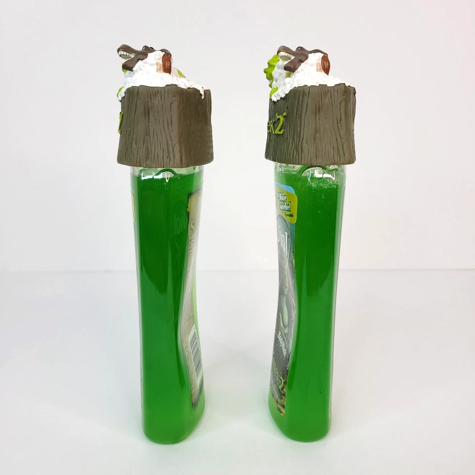 Vintage Shrek 2 Dial Body Wash Ogre Apple Scent Lot of 2 Bottles 12 fl oz - Image 2 of 4