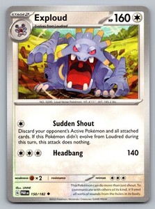 Exploud 150/182 Paradox Rift Uncommon