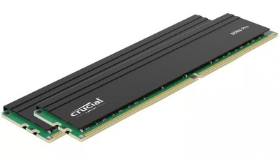 Crucial - Pro 64GB Kit (2x32GB) DDR4 3200MHz C22 UDIMM
