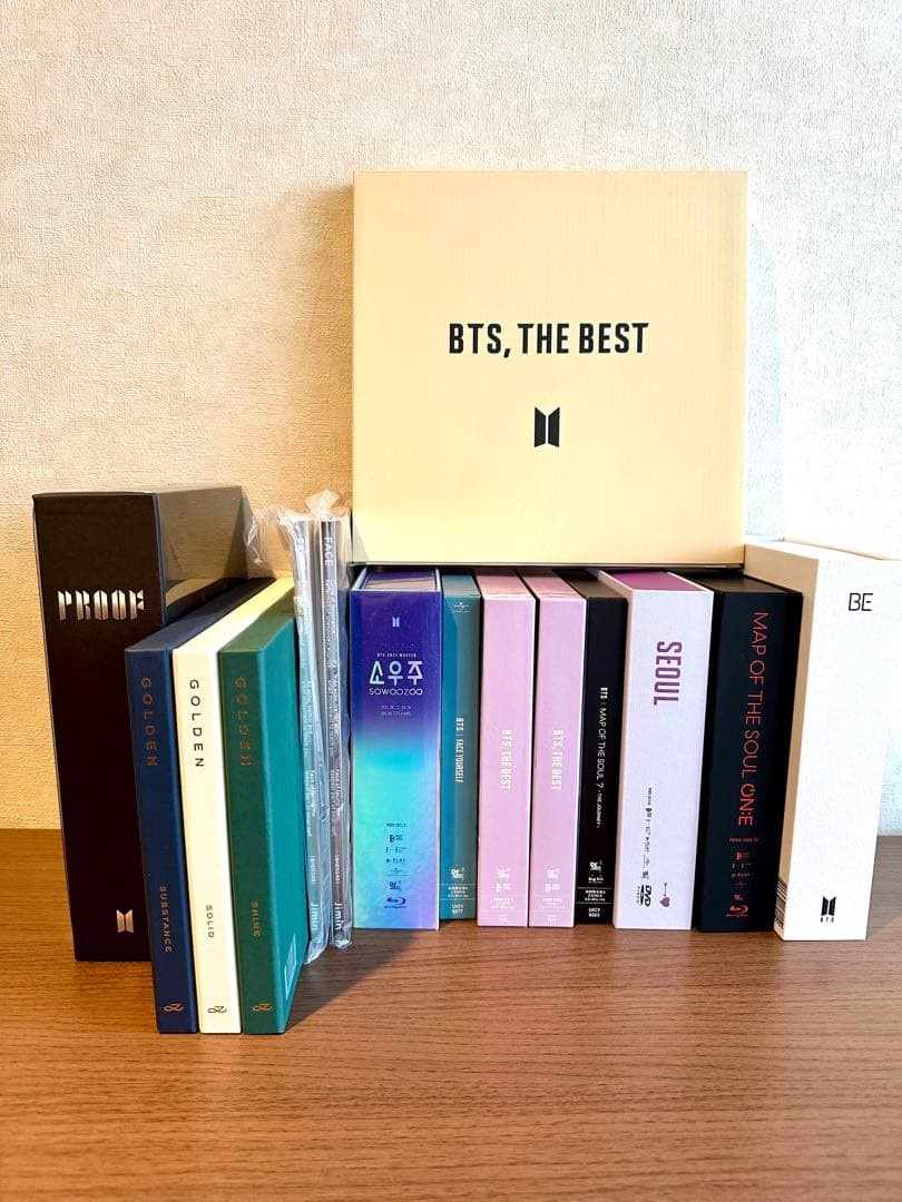 BTS 15-Piece Album Set Photobook Photo Canvas CD DVD Blu-ray