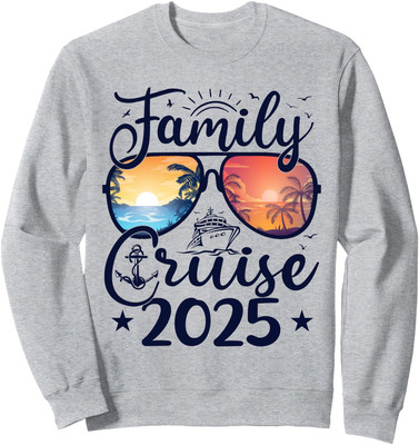 Love Family Cruise 2025 Summer Vacation Matching Unisex Crewneck Sweatshirt