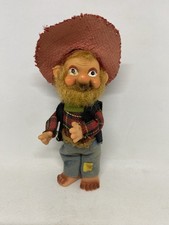 Vintage - 1970s Hobo Hillbilly Mountain Plastic Doll Japan