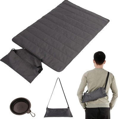 bangminda wasserdichte Hundematte für Outdoor, Faltbare Haustier Decke Camping 