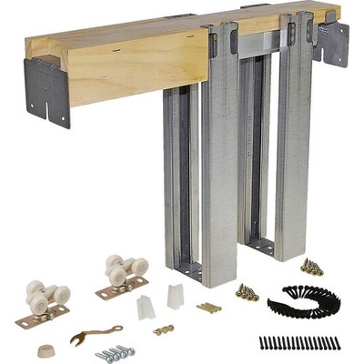 3 Ft. x 6 Ft. 8 In. Pocket Door Frame With 2x6 Stud Wall 15603068  Hardware