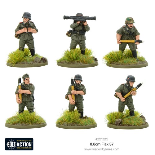 Bolt Action - 8.8cm Flak 37 - German Army - Anti-tank Gun- WWII - Warlord Games - Picture 3 of 10