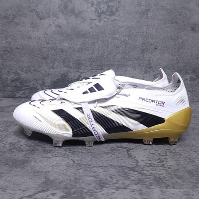 ADIDAS Predator Elite FT FG Soccer Cleats Mens 10.5 White Gold Road To Glory