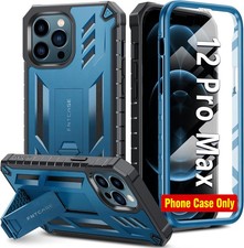 Rugged Heavy Duty Case for iPhone 12 Pro Max with Built-in Screen Protector Ki