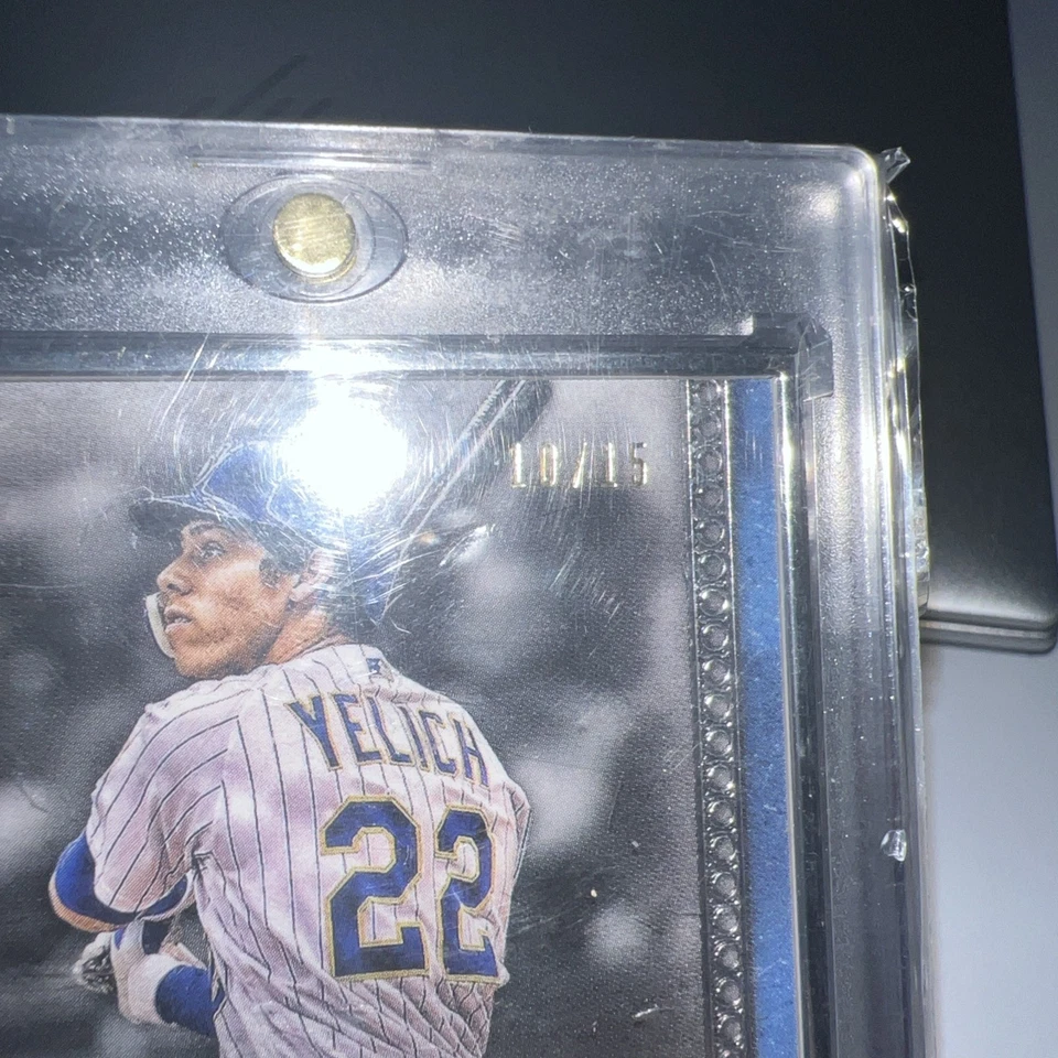 2019 Topps Museum Baseball CHRISTIAN YELICH Gold Framed auto 10/15 Brewers - Image 2 of 4