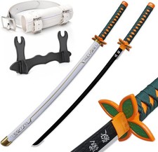 Demon Slayer Replica Katana Sword, 41.34" for Safe Cosplay Fun with Holster