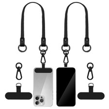Stretchy Phone Lanyard Tether, 2 Pack Phone Leash Anti-theft Phone Strap for ...