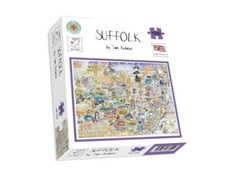 Comical Map Of Suffolk, Artwork By Tim Bulmer - 10