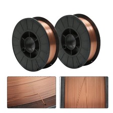 2 Rolls ER70S-6 .023 Inch 0.6 mm Mild Steel MIG Welding Wires 10LBS Spool Wire