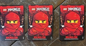 LEGO NINJAGO: NRG Lloyd 2X (9574) Used Complete RARE Figure 3 Cards & spinner