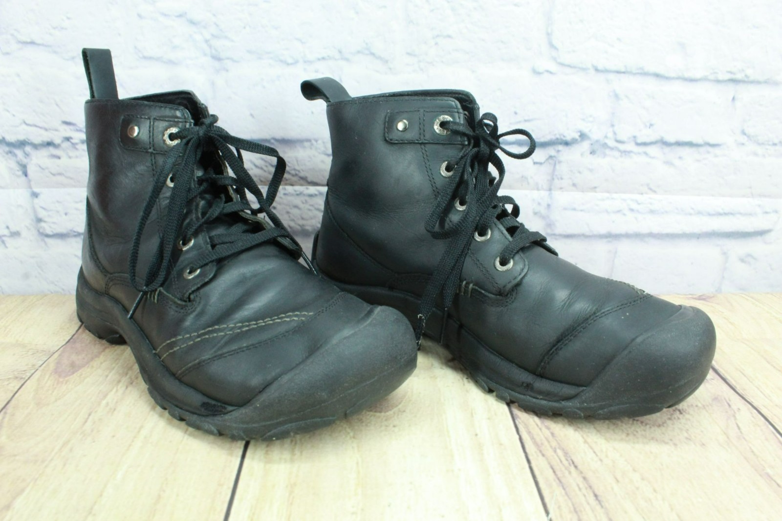 Keen Stivaletti da trekking donna neri in pelle antiscivolo antiolio misura 7 5