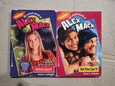 Lot of 2 The Secret World of Alex Mack Junior Paperback Novels 1995 Nickelodeon 