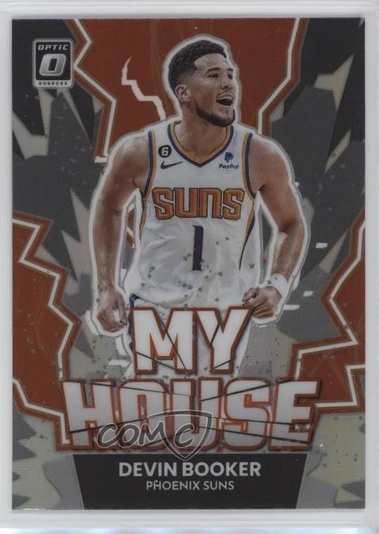 2022-23 Panini Donruss Optic My House Holo Prizm Devin Booker #14 02v3