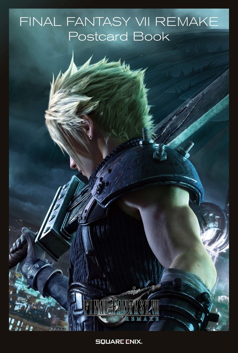 FINAL FANTASY VII REMAKE Post Card Book Game Art Illustration