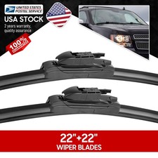 All Season Front Windshield Wiper Blades 22"+22"For Chevy Silverado 2008-2014