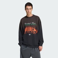 adidas men Miami Hurricanes Originals Crew Neck Sweatshirt