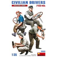 Civilians Drivers 1930-40S Kit 1:35 Miniart Kit Diorami -D- Neues Modell
