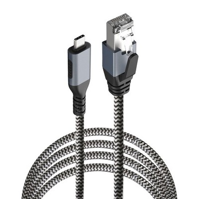 USB C auf Ethernet Kabel 2m Typ C RJ45 Gigabit LAN Netzwerk Adapter 1000