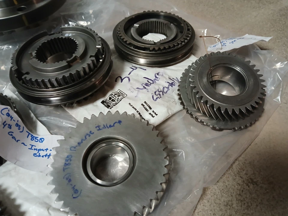 Conjunto de engrenagens Neon SRT4 T850 3-5/R com peças pequenas incluídas acabamento REM e Shot Peend - Imagem 2 de 4