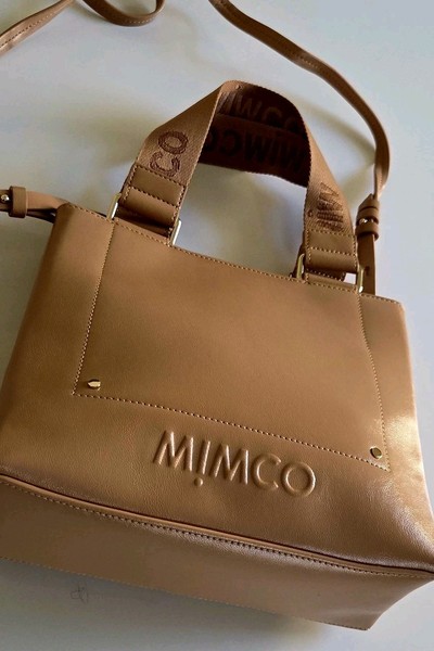 Mimco Cremorne Leather Mini Tote Foundation New Without Tags 