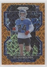 2021 Panini Prizm Rookie Lazer Prizm Elijah Molden #422 07rd