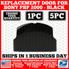 BLACK Battery Cover Door for Sony PSP 2000/3000 Replacement PlayStation Portable