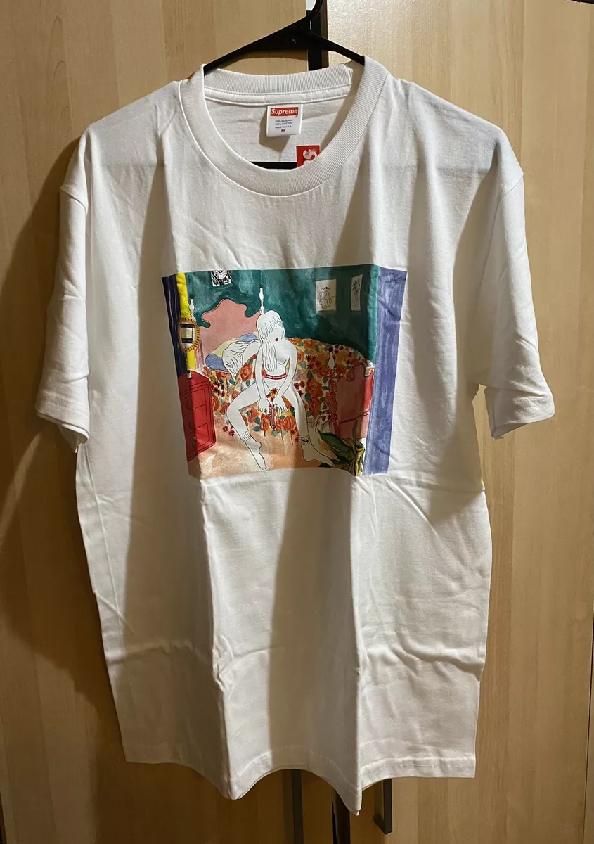 Supreme Bedroom Tee White Size Medium FW18 DS BRAND NEW