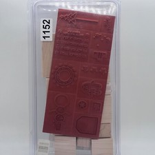 Stampin' Up Snowman Season Photopolymer Stamp Set Christmas - 12 Pieces