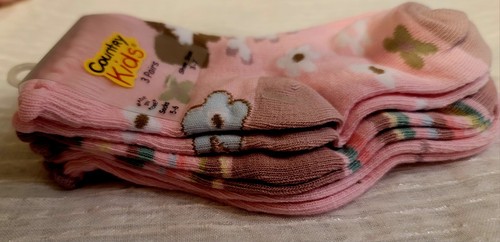 Girls Lot Of Country Kids Socks 6 Pair Size 5-6 - Picture 4 of 4