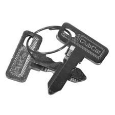2 Keys Fits Club Car DS Carryall Gas Electric Golf Cart Ignition 1012505 AM10079