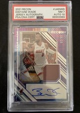 Dwyane Wade 2021 Panini Recon Autograph/Game Jersey. PSA Pop 1/RARE 🔥👀🔥