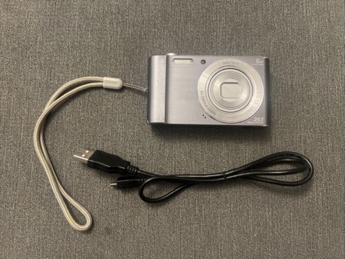 Sony Cyber-shot DSC-W810 20.1MP Camera Grey - Free Postage - Working ✅ (A)