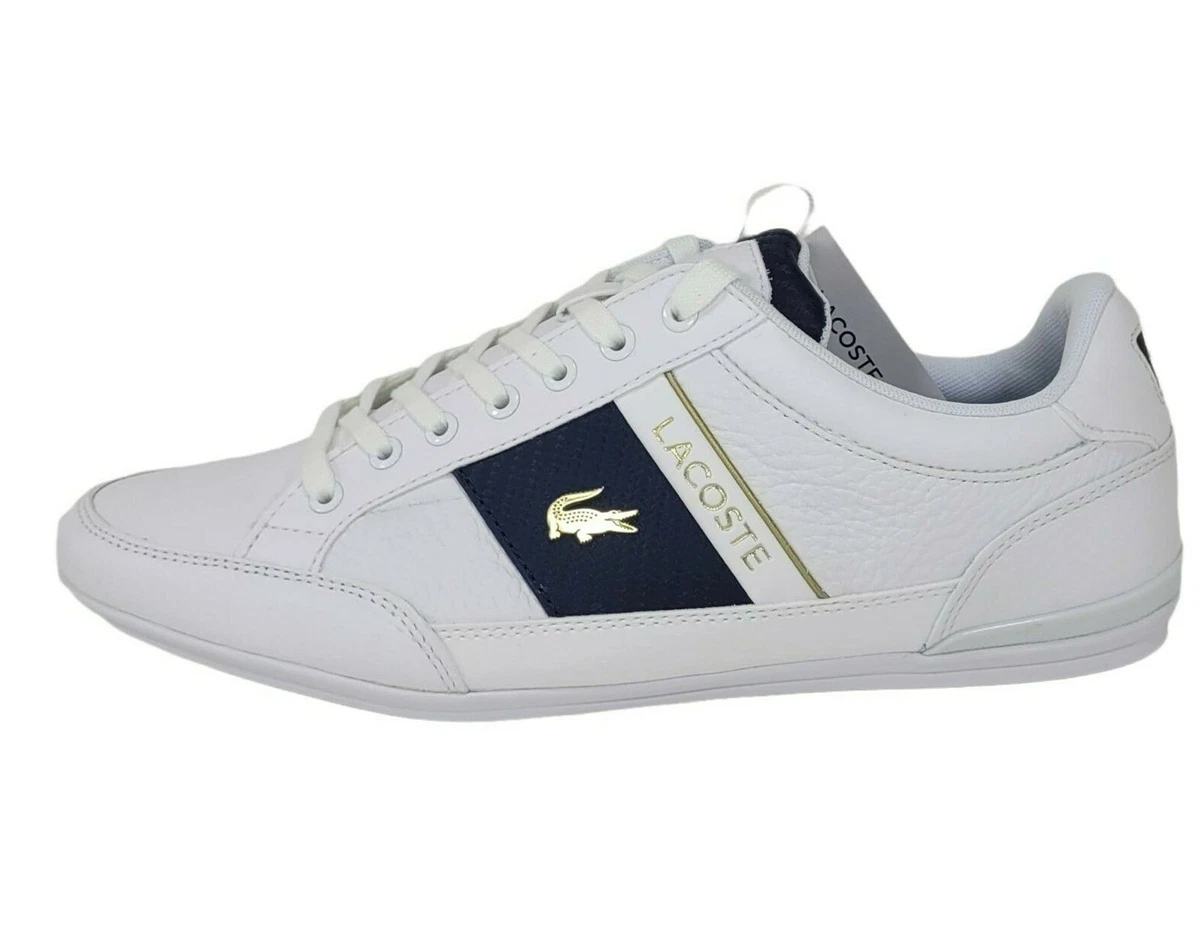 Lacoste Chaymon 0120 CMA 7 40C Herrenschuhe wei Leder Freizeit Turnschuhe Gr. 1