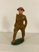 RARE CONDITION BARCLAY B25 LEAD TOY SOLDIER OFFICER WITH SWORD-1940 NM