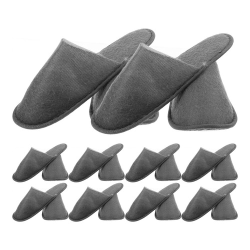 10 Pairs Spa Slippers Disposable Women's Hotel Accessories Non-skid