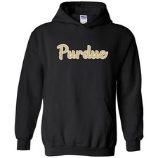 Purdue Boilermakers Basic Script - Team Color Hoodie - Black