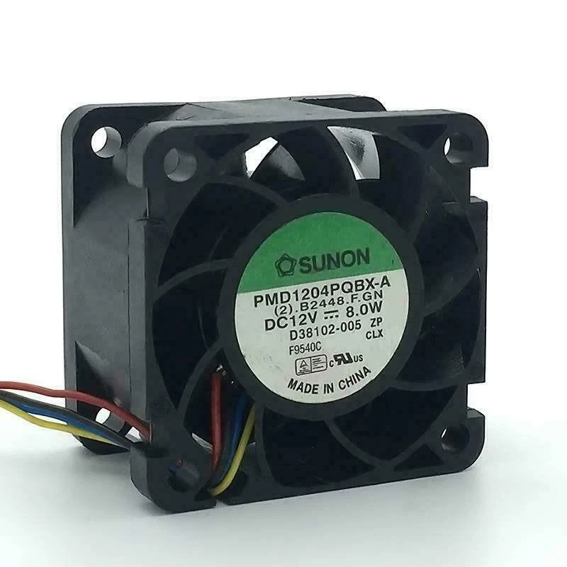 PMD1204QBX-A 12V 8.0W 4028 4cm 4-line Large air volume server fan - Image 3 of 4