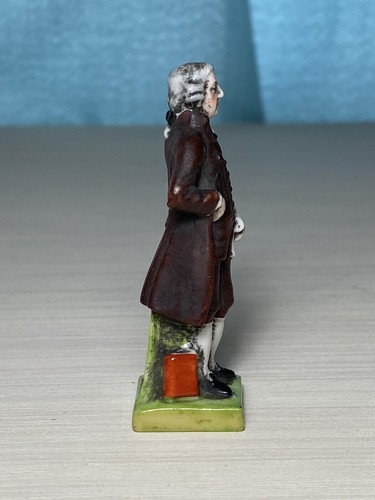 VTG MINI PATRICK HENRY PORCELAIN FIGURINE GERMANY ERPHILA KISTER SCHIEBE ALSBACH - Picture 2 of 5