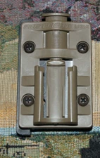 USED FIRST LIGHT TOMAHAWK T-MAX TORQ TRS MOLLE BLADE MOUNT ADAPTER COYOTE TAN