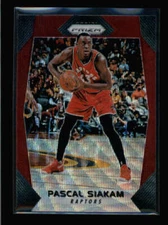 PASCAL SIAKAM 2017/18 PANINI PRIZM #34 RED WAVE PRIZMS PARALLEL AZ4594