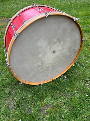 Huge Vintage Gretsch ? Bassdrum Bass Drum Naturfelle