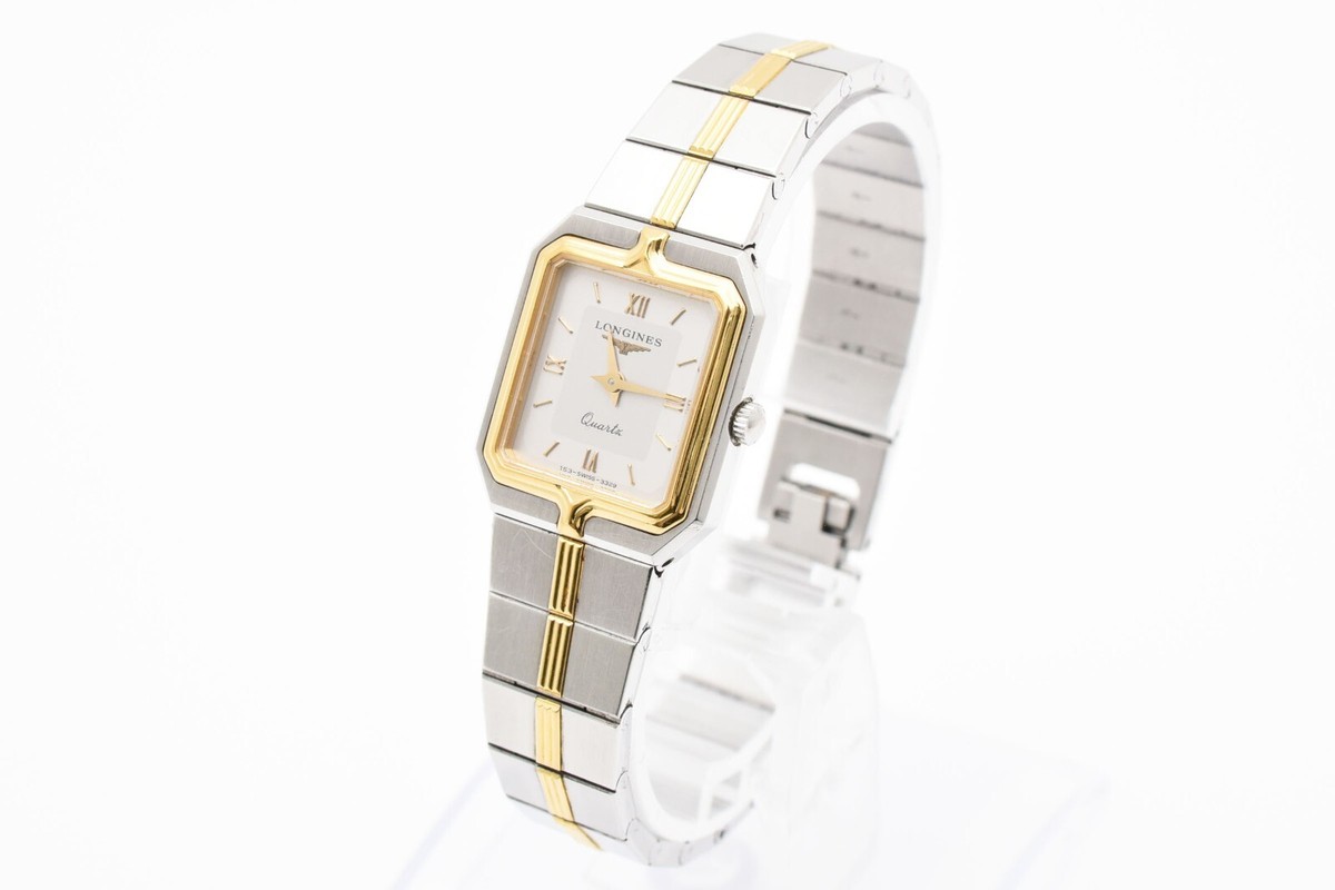 N MINT 】 Vintage LONGINES Flagship 153 3329 20mm Silver
