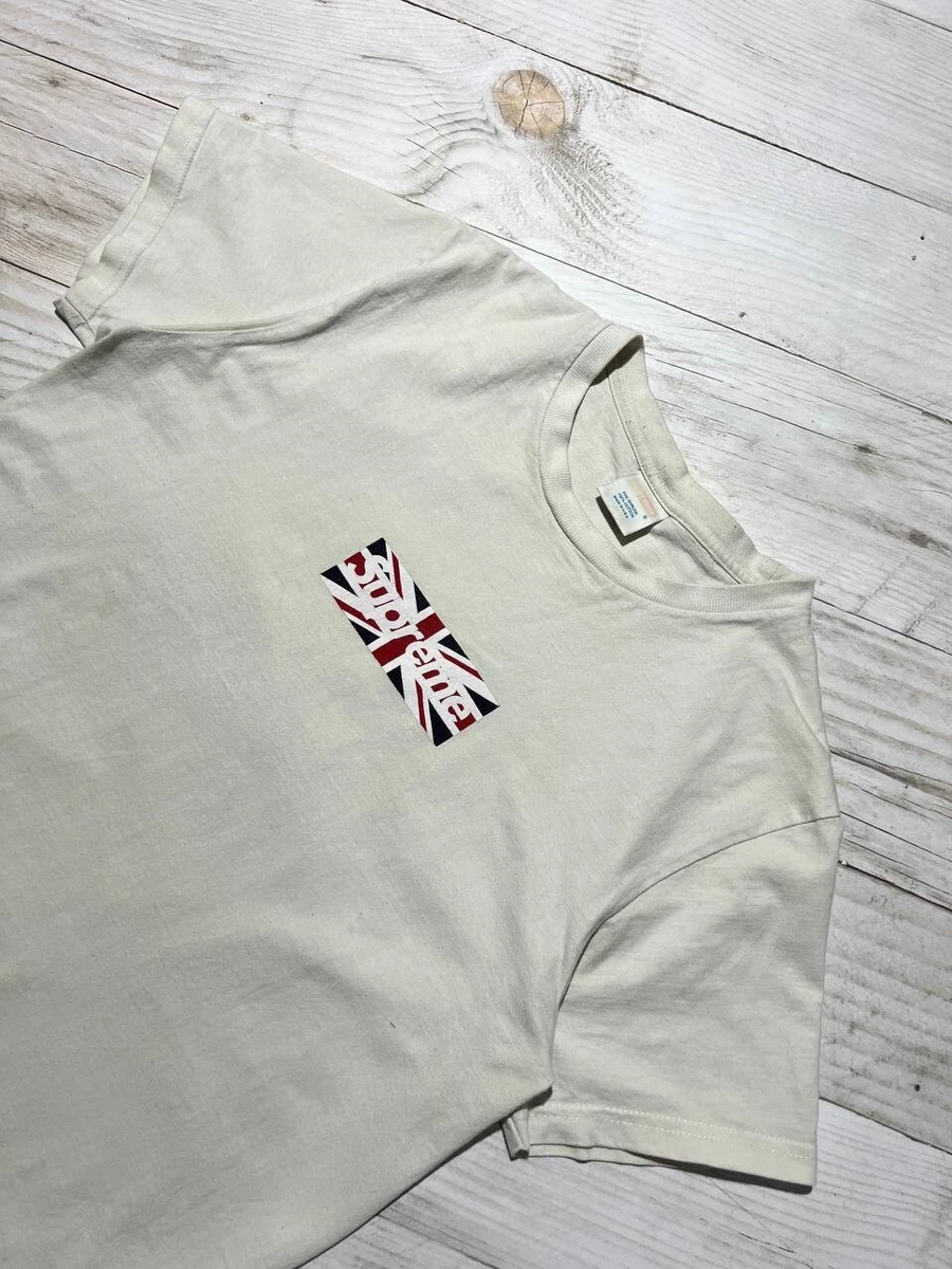 Supreme Union Jack Box Logo UK London Tee T-Shirt Skateboard Man