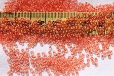 11/0 Toho Seed Beads 55-Inside Color Crystal Salmon Lined Crafts/28 grams 985