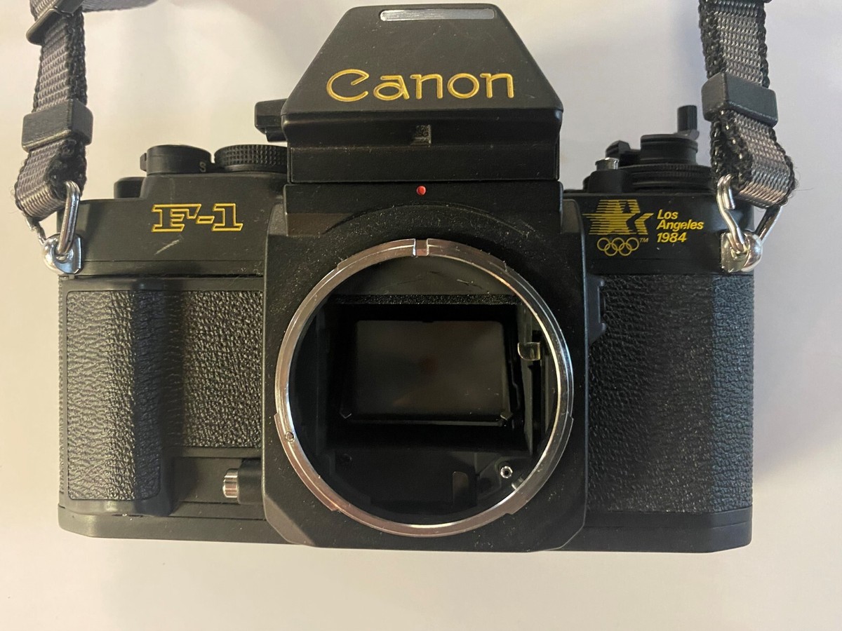 Canon F1 SLR 35mm Camera Body (1984 LA Olympics Edition LA8590