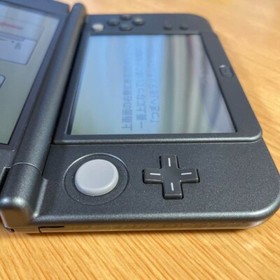New Nintendo 3DS XL LL Metallic Black Console Stylus Tested Japanese ver